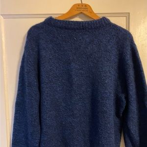 Vintage Eddie Bauer Blue Wool Sweater